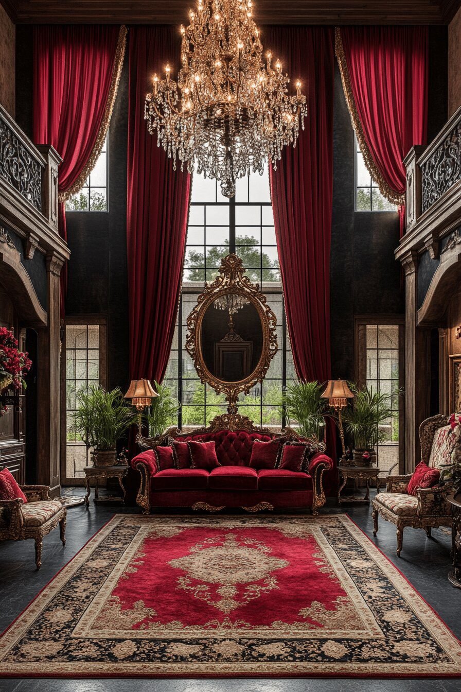 18. Regal Opulence Barndominium Entry Designs