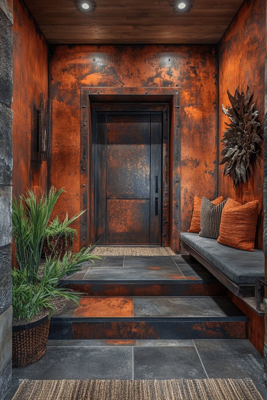 29. Dynamic Texture Barndominium Entry Ideas