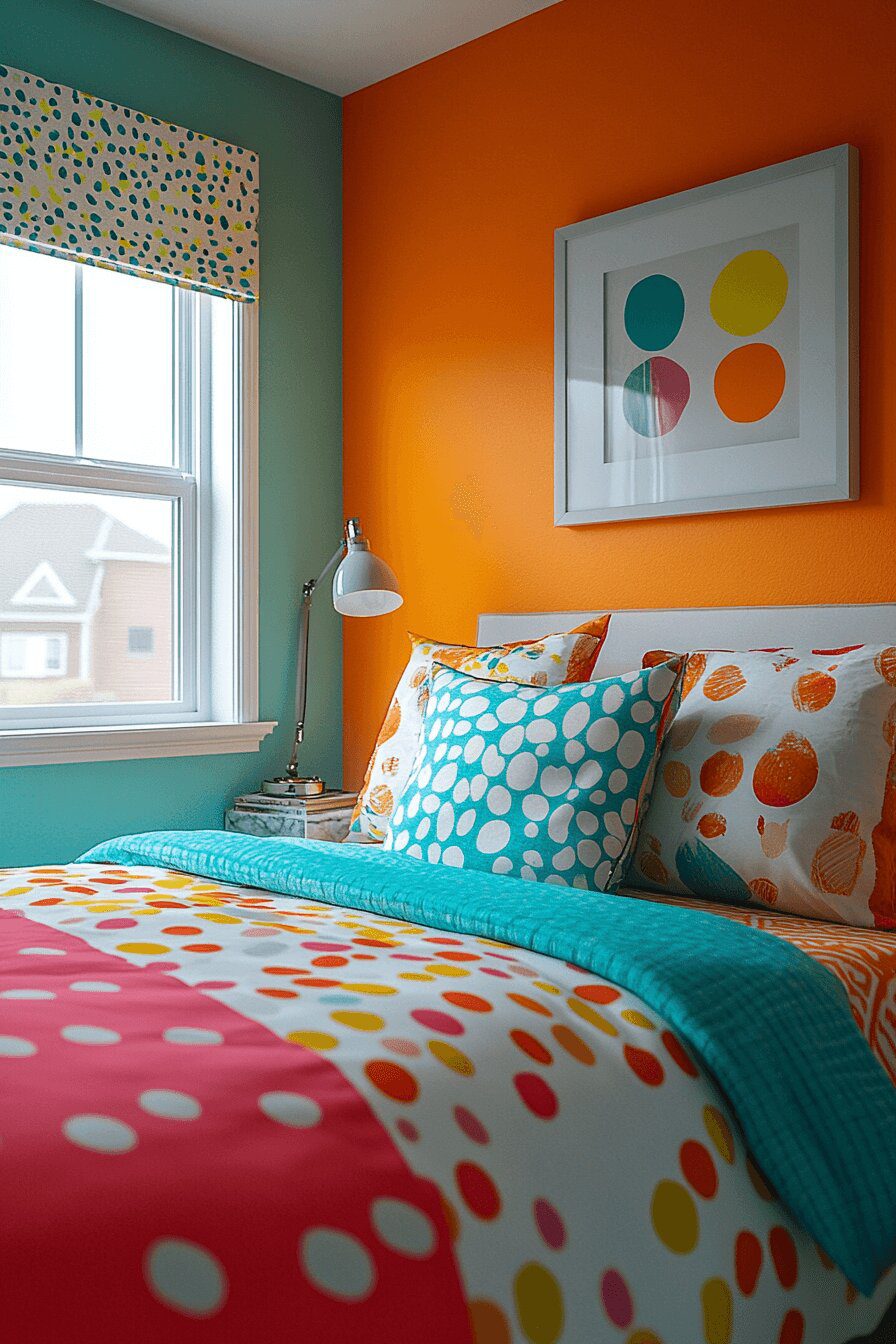14. Bold Retro Color Blocks