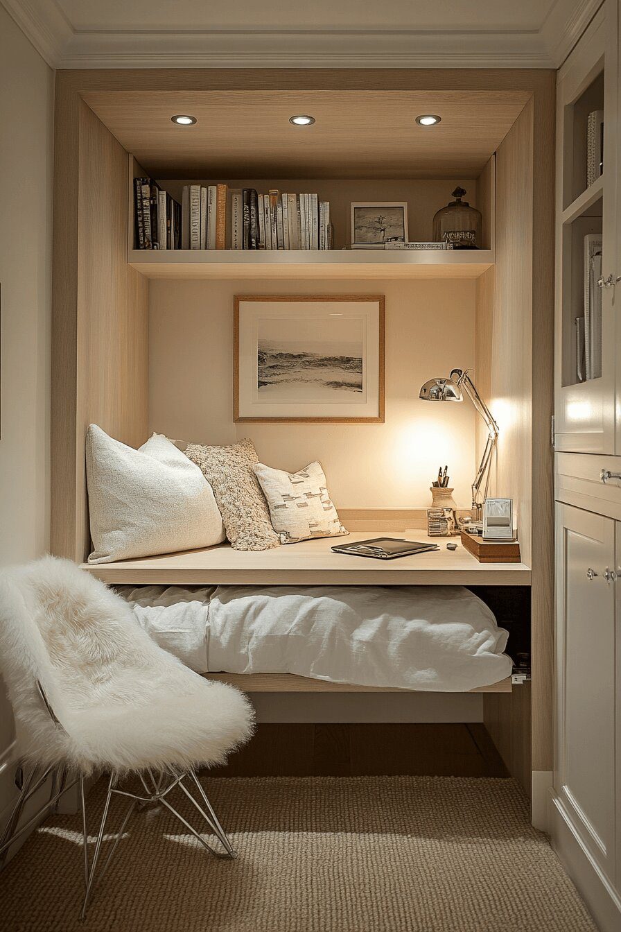 23. Retro Fold-Away Desk