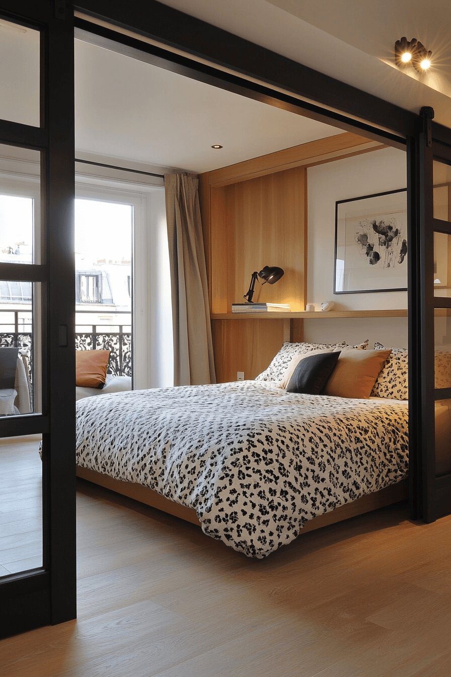 20. Retro Sliding Room Divider