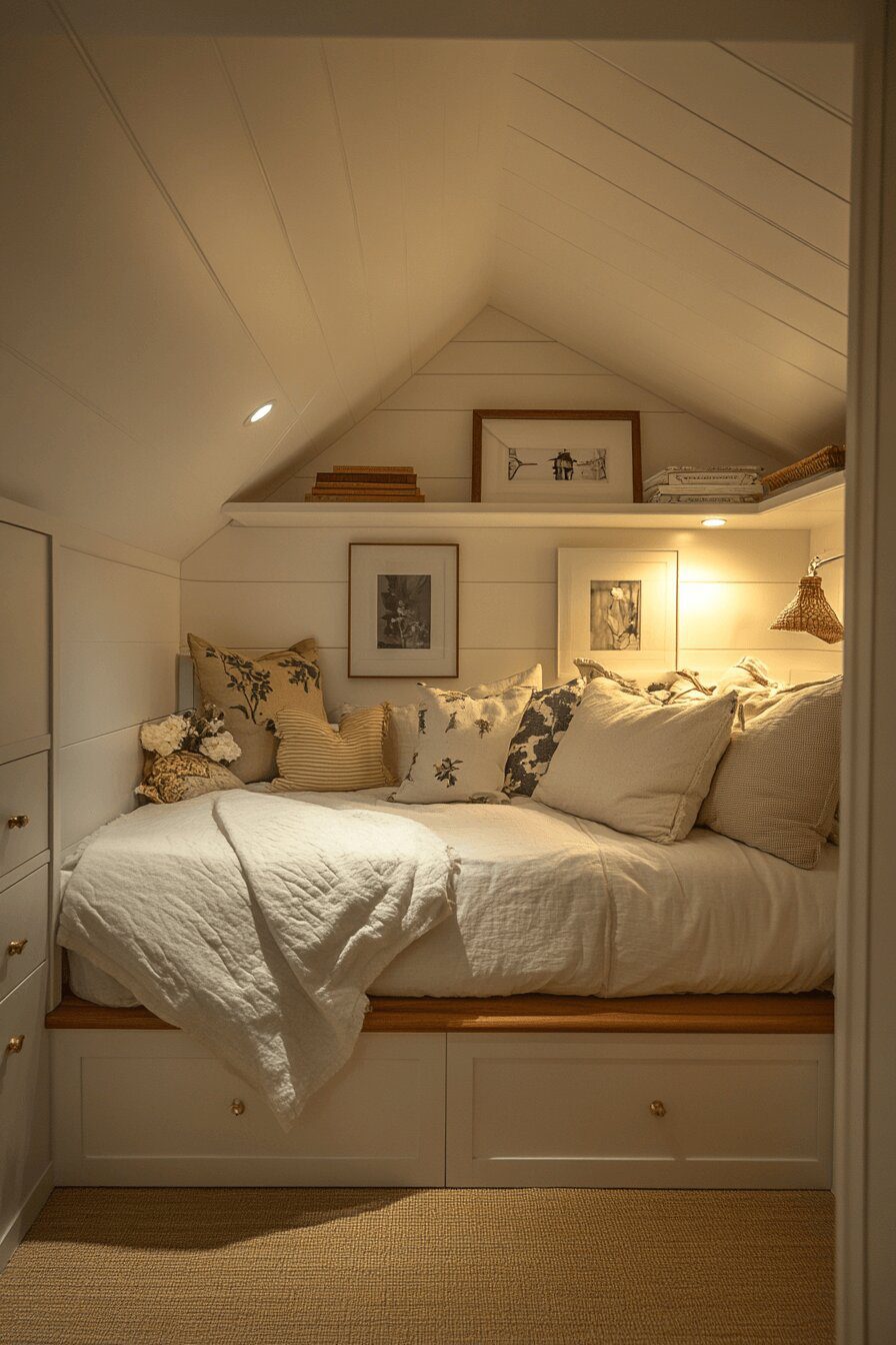 17. Retro Corner Reading Nook