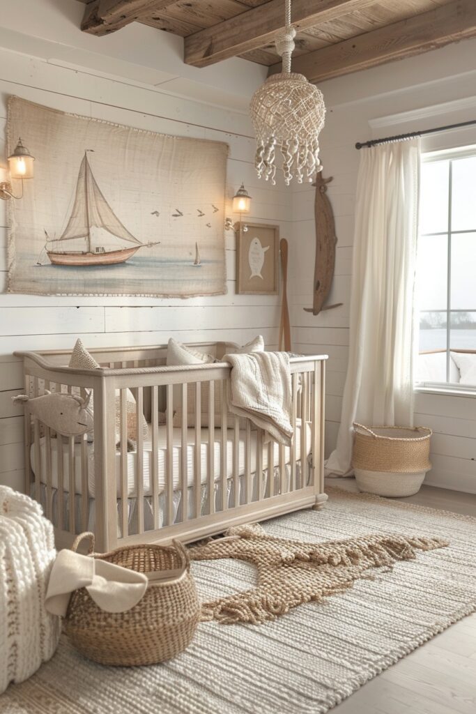 29. Lakeside Boho Nursery Calm