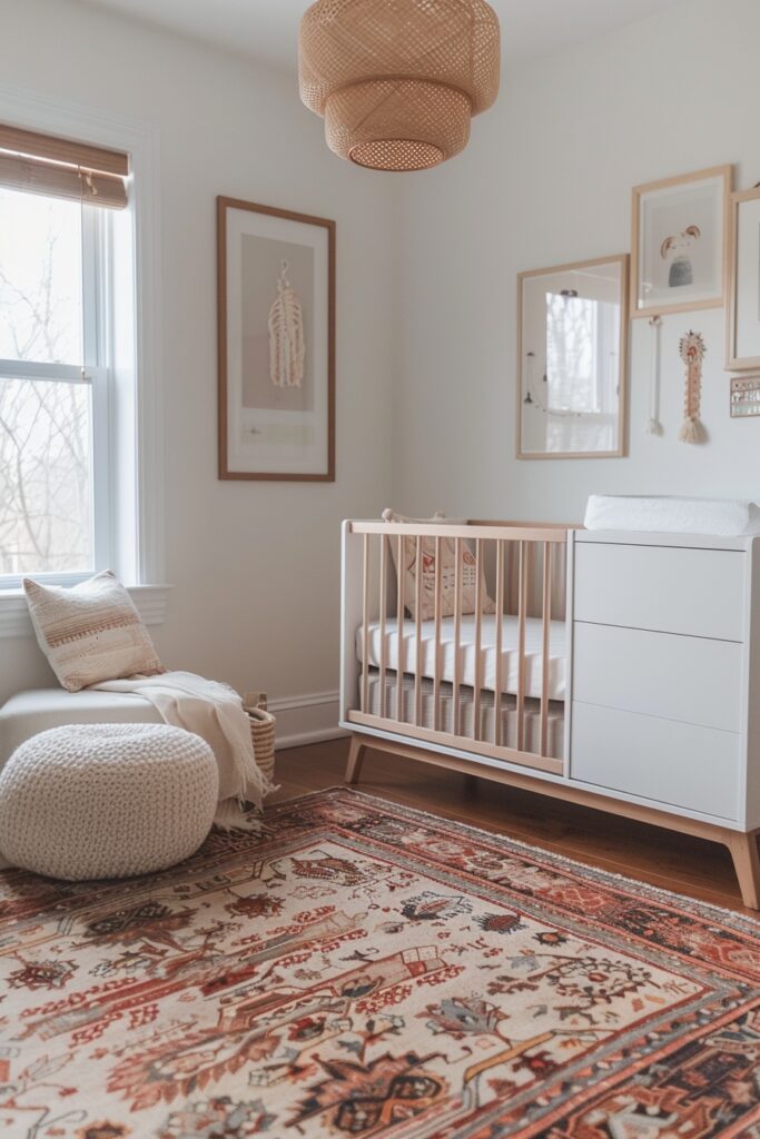 2. Modern Boho Baby Sanctuary