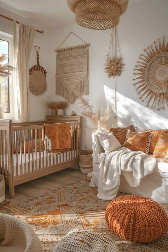 19. Desert Sunrise Boho Nursery