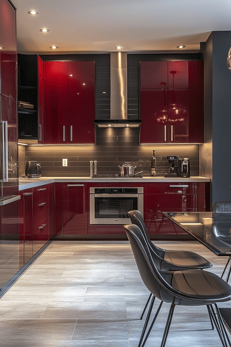7. Merlot Kitchen Trend Refresh