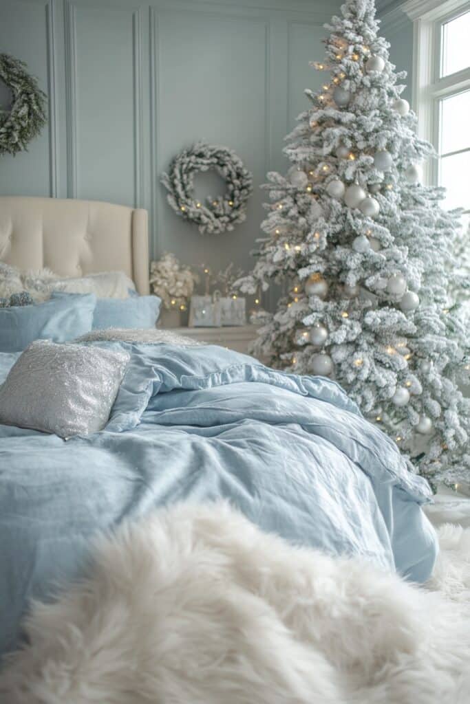 3. Calm Winter Bedroom Escape
