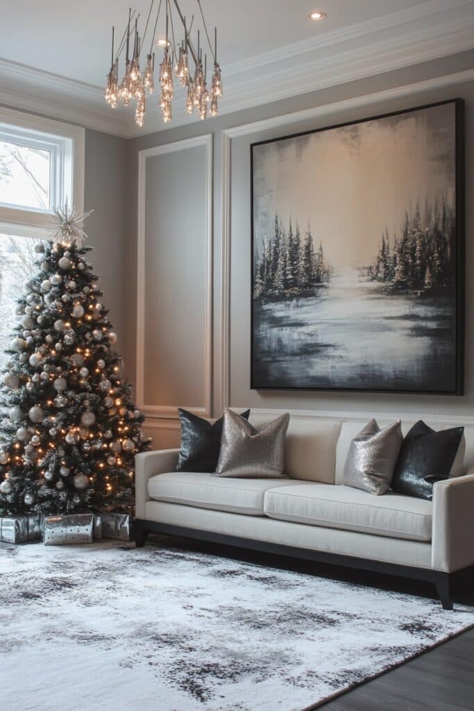 13. Sleek Modern Living Room