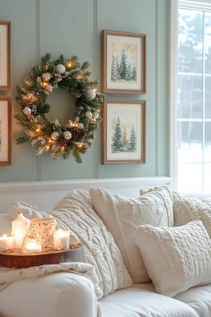 20. DIY Christmas Wall Art