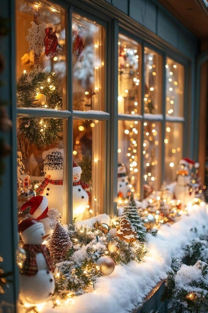 7. Dazzling Christmas Window Displays