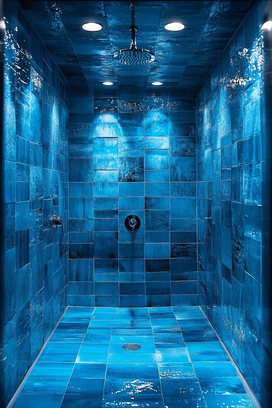 20. Azure Coastal Shower Haven