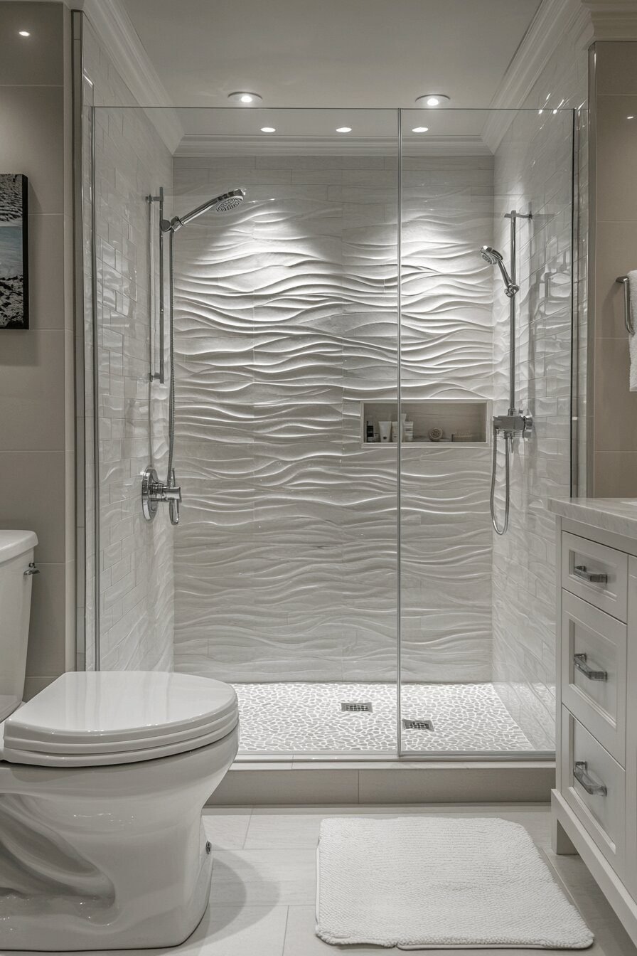 16. Foamy Tide Shower Escape