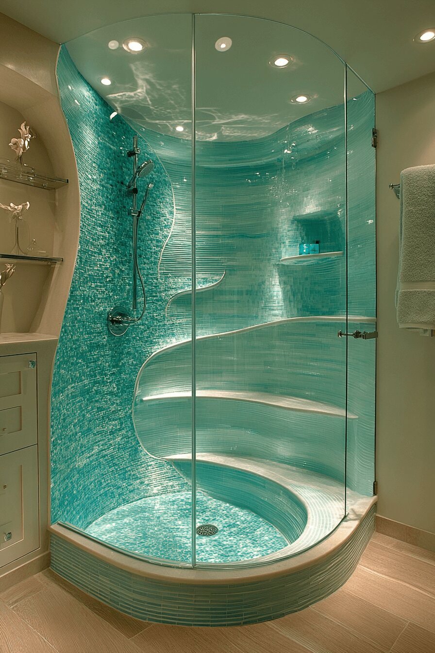 7. Curved Coastal Flow Shower