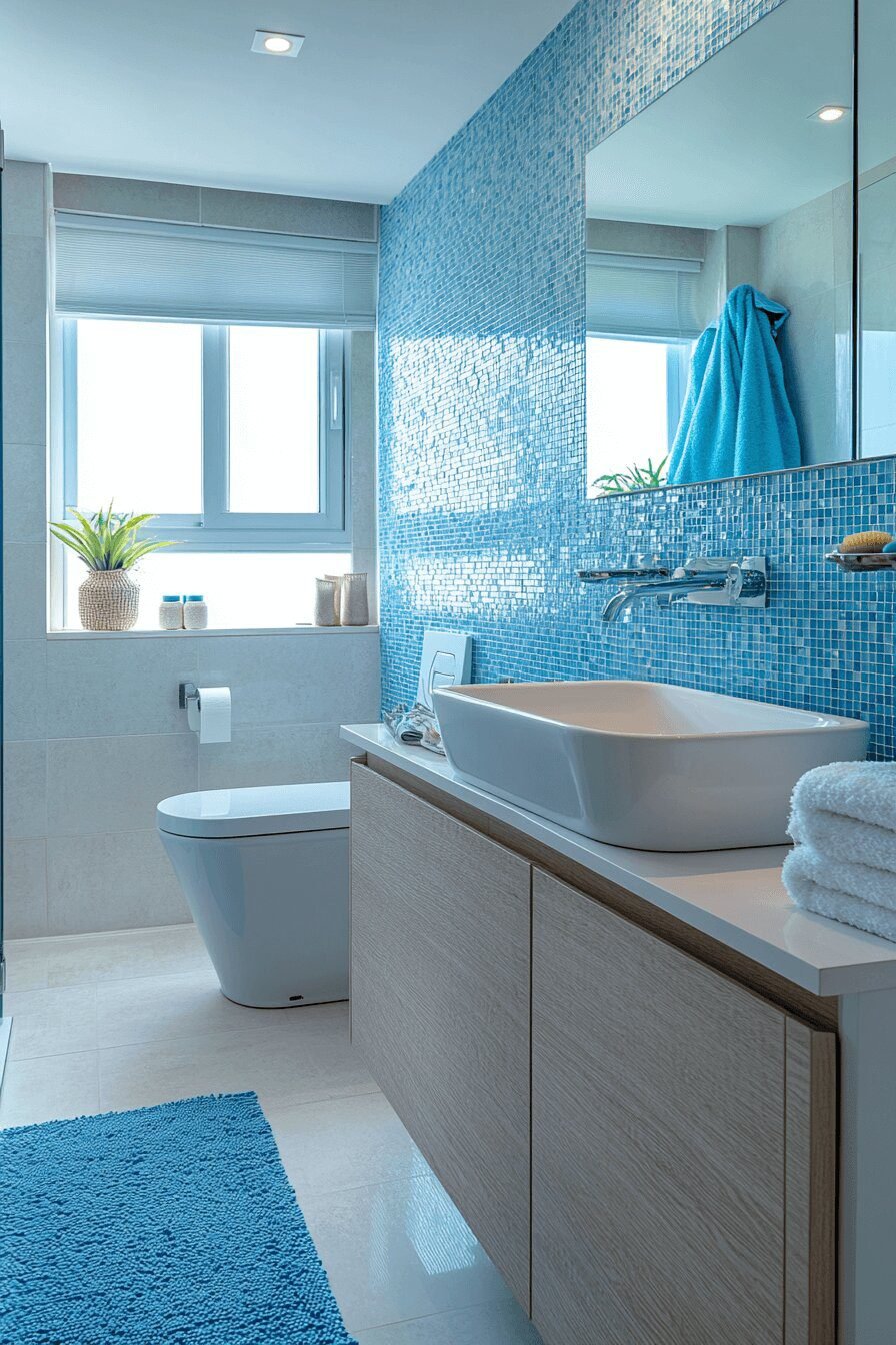 6. Sky Blue Coastal Escape