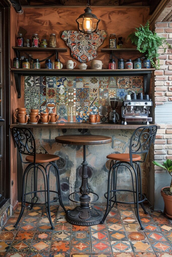 20. Mediterranean Coffee Bar Appeal