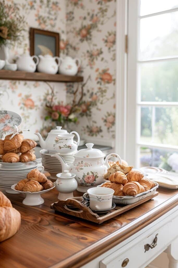 17. Cottage Style Coffee Bar