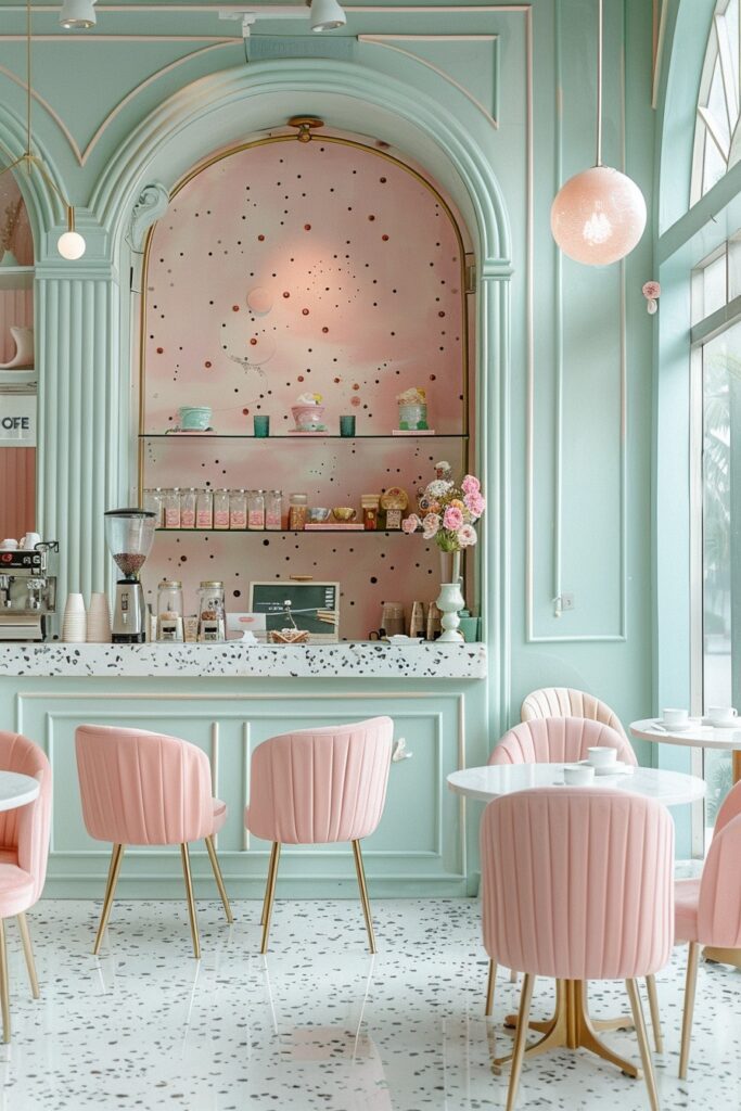 28. Whimsical Cafe Coffee Bar