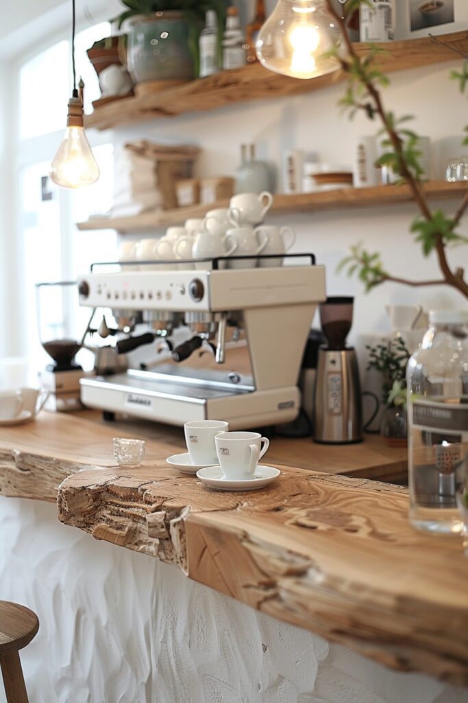 6. Scandinavian Coffee Nook Style