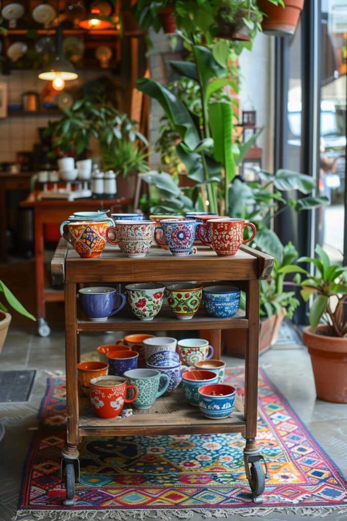 5. Bohemian Coffee Bar Artistry