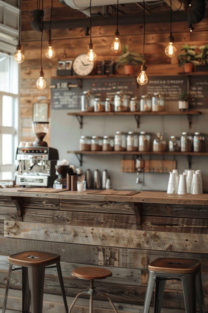 2. Cozy Cabin Coffee Corner