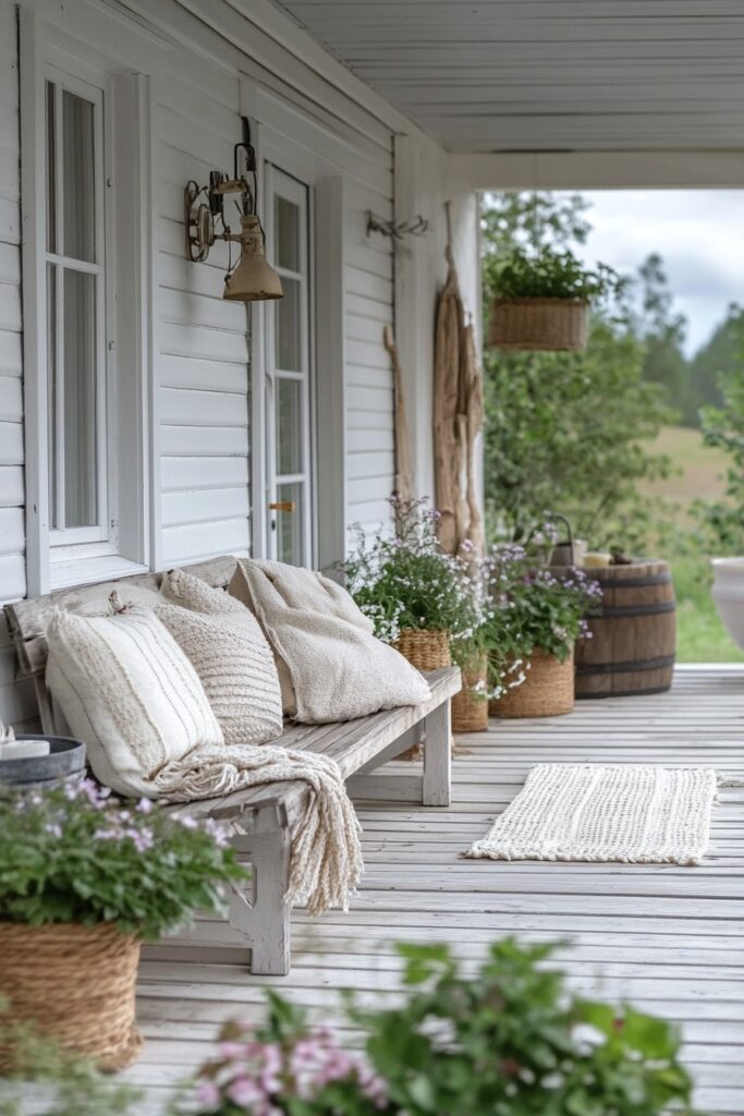 5. Scandinavian-Inspired Porch Style