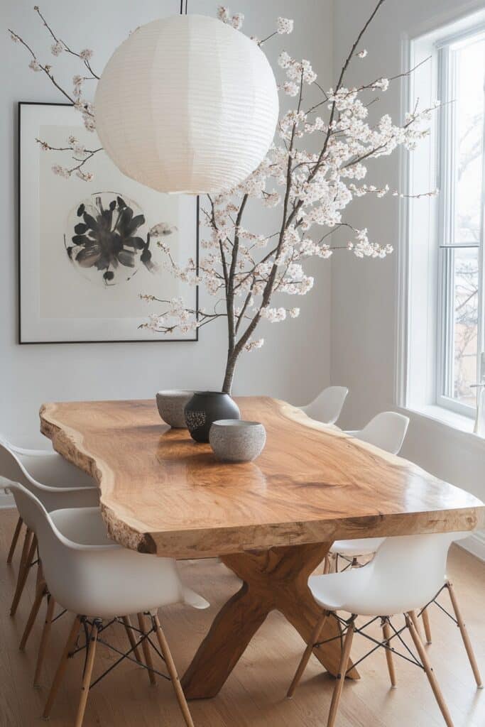 4. Dining Room With Sakura Touches