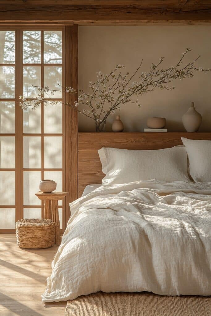 9. Guest Room as Japandi Sanctuary
