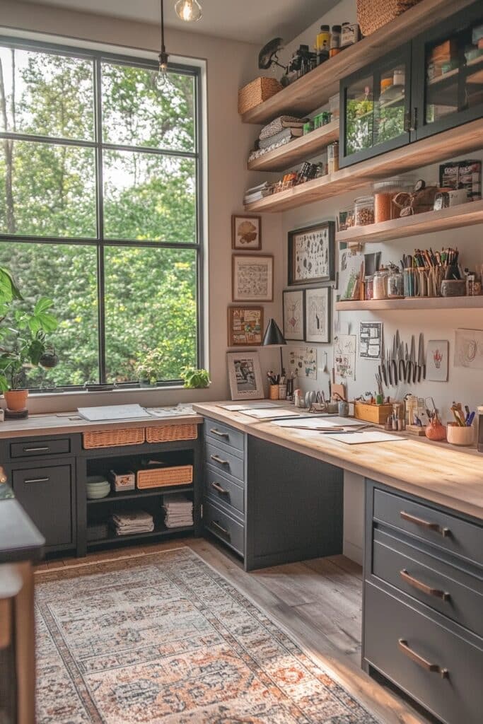 20. Craft Haven With Scandinavian Roots