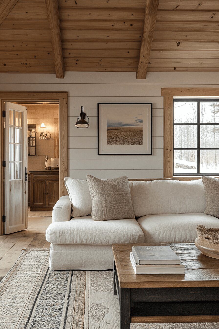17. Balanced Cabin Color Palettes