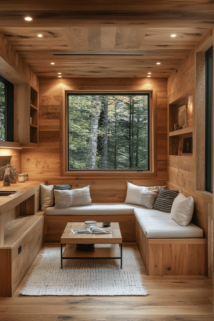 4. Modern Wood Finishes, Clean Lines
