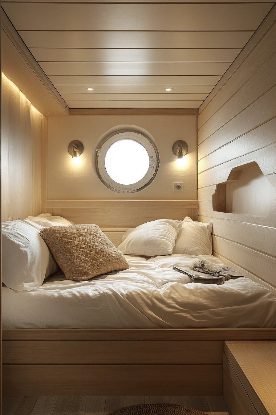20. Warm Minimalist Bedroom Style