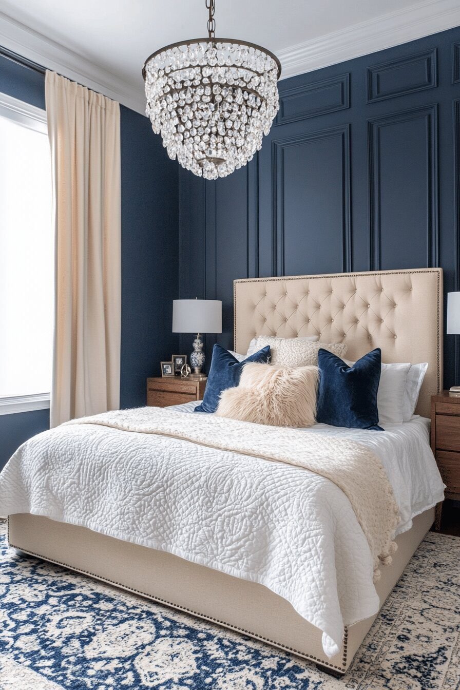 23. Compact Sophisticated Bedroom