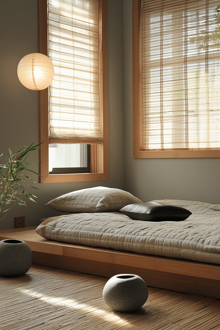 10. Zen Minimalist Bedroom Retreat